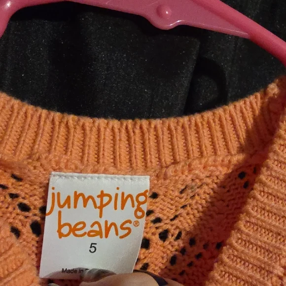Jumping Beans Bright Orange Sweater - Picture 2 of 2